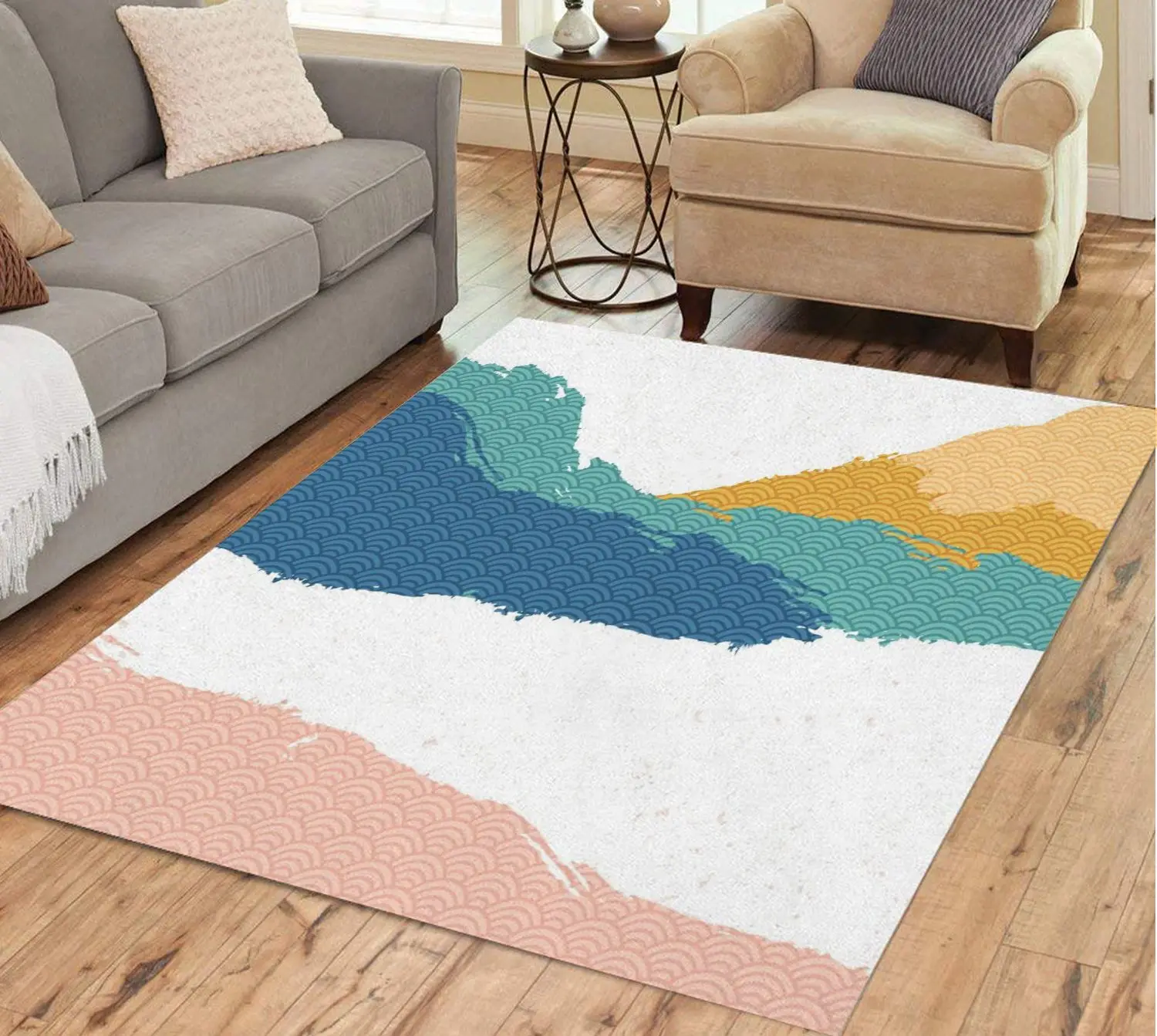 Bohemian Abstract Style Sun and Mountains Floor Mat Door Mat Anti-slip Mat Carpet Bedroom Living Room Home Decoration 
Bohemian Abstract Style Sun and Mountains Floor Mat Door Mat Anti-slip Mat Carpet Bedroom Living Room Home Decoration