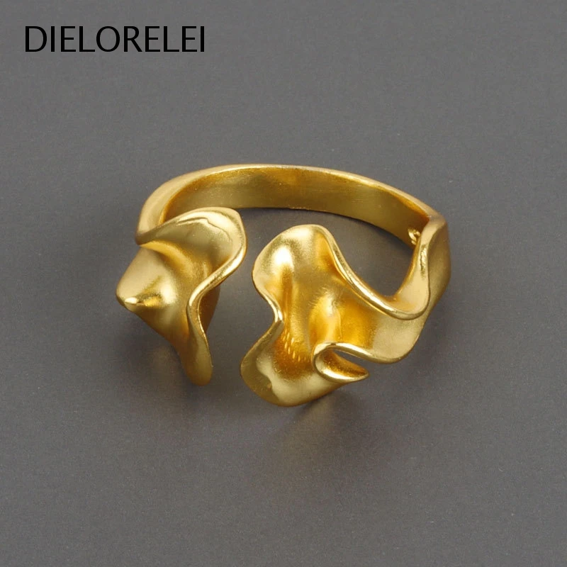 DIELORELEI 925 Sterling Silver Niche Girls Open Ring Eliminates Metal Allergies Women Jewelry Temperament Style Adjustable Ring
DIELORELEI 925 Sterling Silver Niche Girls Open Ring Eliminates Metal Allergies Women Jewelry Temperament Style Adjustable Ring