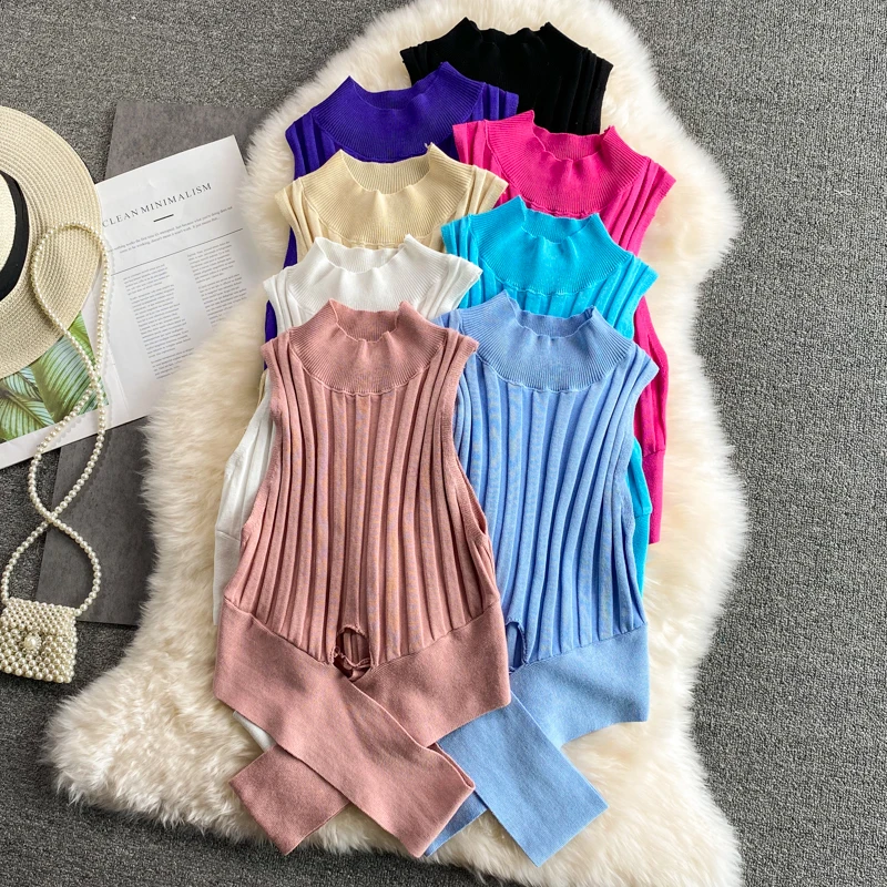 Amolapha Women Summer Short Sweater Casual Pull Knitted Vest T-shirt O-Neck Criss-Cross Solid Color Slim Pullover Tops
Amolapha Women Summer Short Sweater Casual Pull Knitted Vest T-shirt O-Neck Criss-Cross Solid Color Slim Pullover Tops