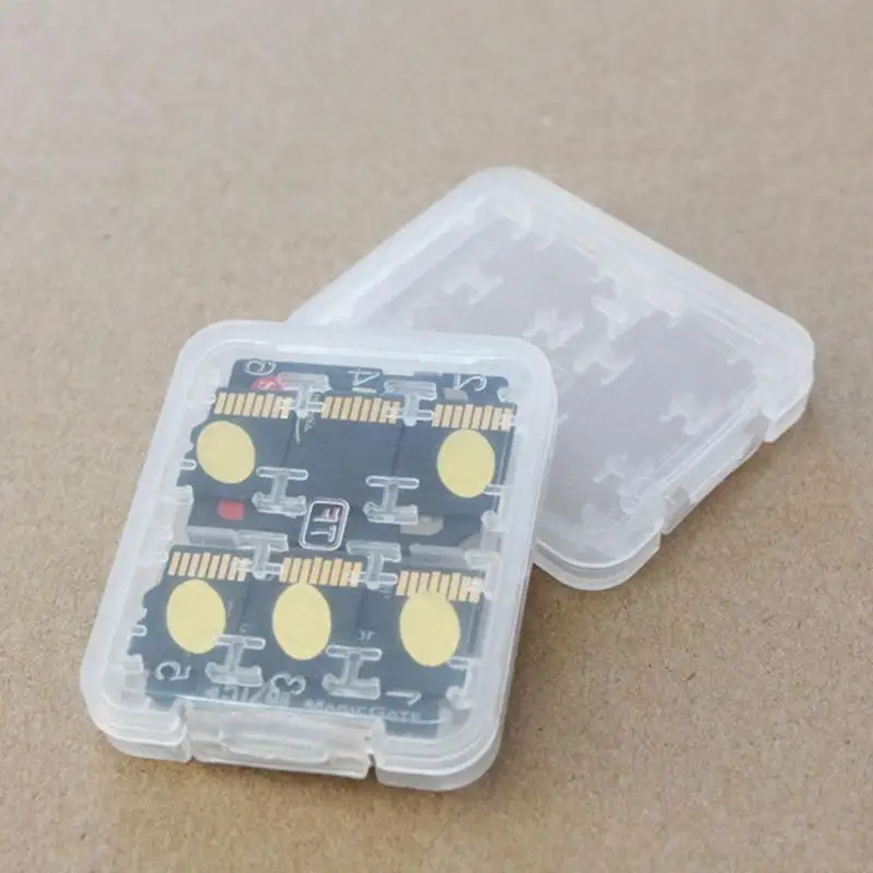 Transparent Plastic 8-in-1 Slot Micro Multi-function U5B4 Small Cartridge Storage White O9Y4
Transparent Plastic 8-in-1 Slot Micro Multi-function U5B4 Small Cartridge Storage White O9Y4