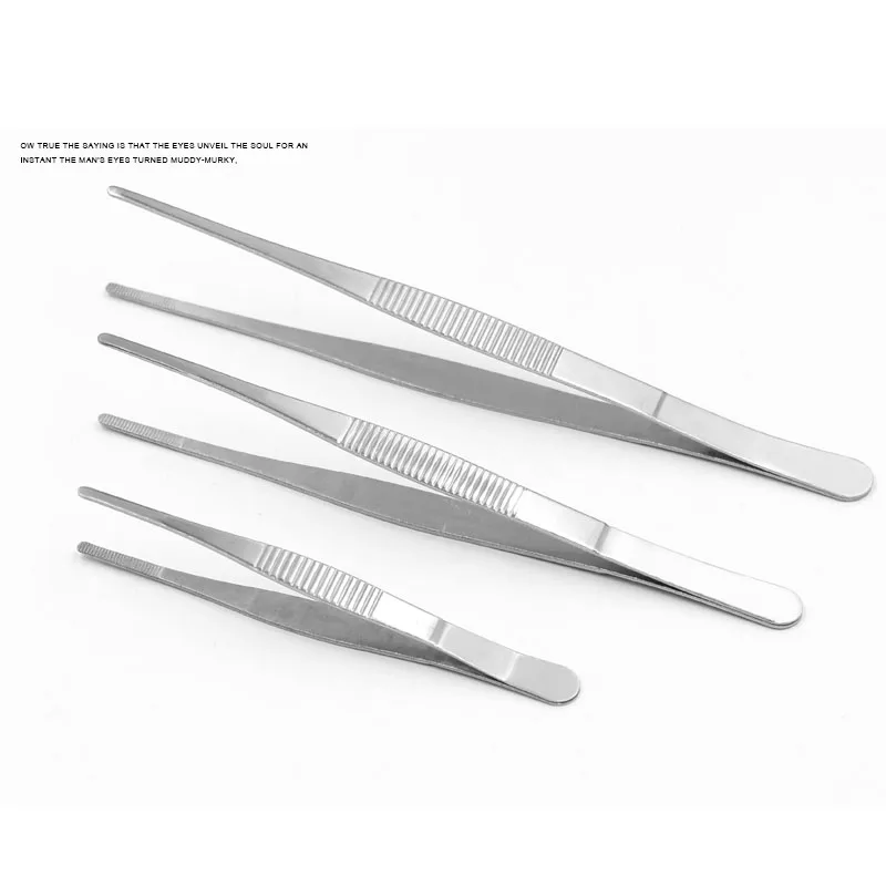 Stainless steel beauty plastic dressing tweezers holding dressing cotton ball tool surgical aid tweezers instrument
Stainless steel beauty plastic dressing tweezers holding dressing cotton ball tool surgical aid tweezers instrument