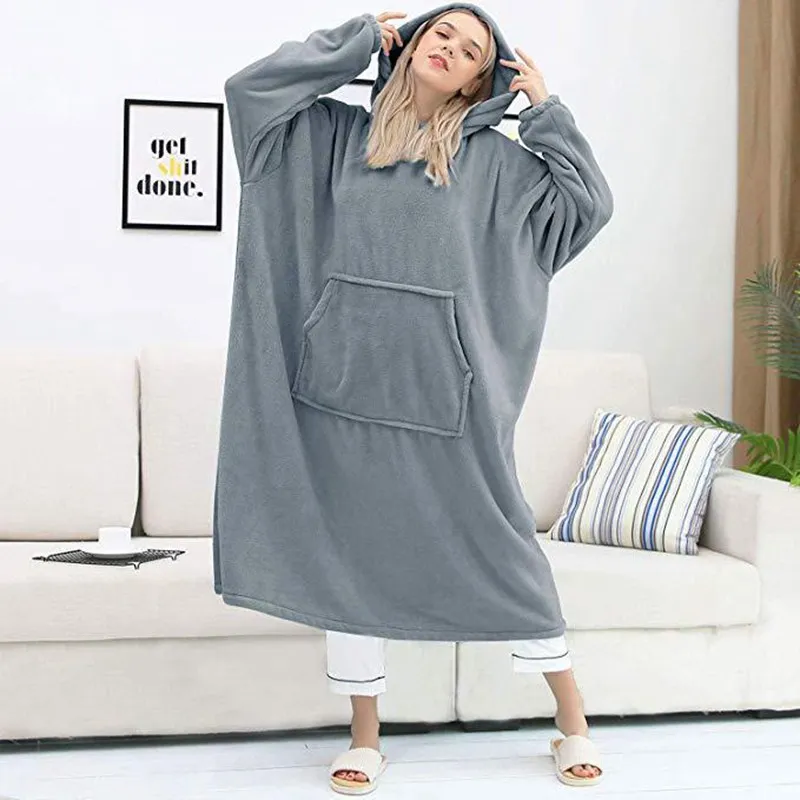 size 10XL Bust 150cm Winter Blankets Hoodies Pocket Long Coat Thick Warm Women Home Wear Coat Soft Comfortable Blankets Outwear
size 10XL Bust 150cm Winter Blankets Hoodies Pocket Long Coat Thick Warm Women Home Wear Coat Soft Comfortable Blankets Outwear