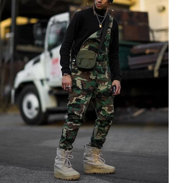 Комбинезоны мужской комбинезон 2021 Новая мода Военный Тактический камуфляжное