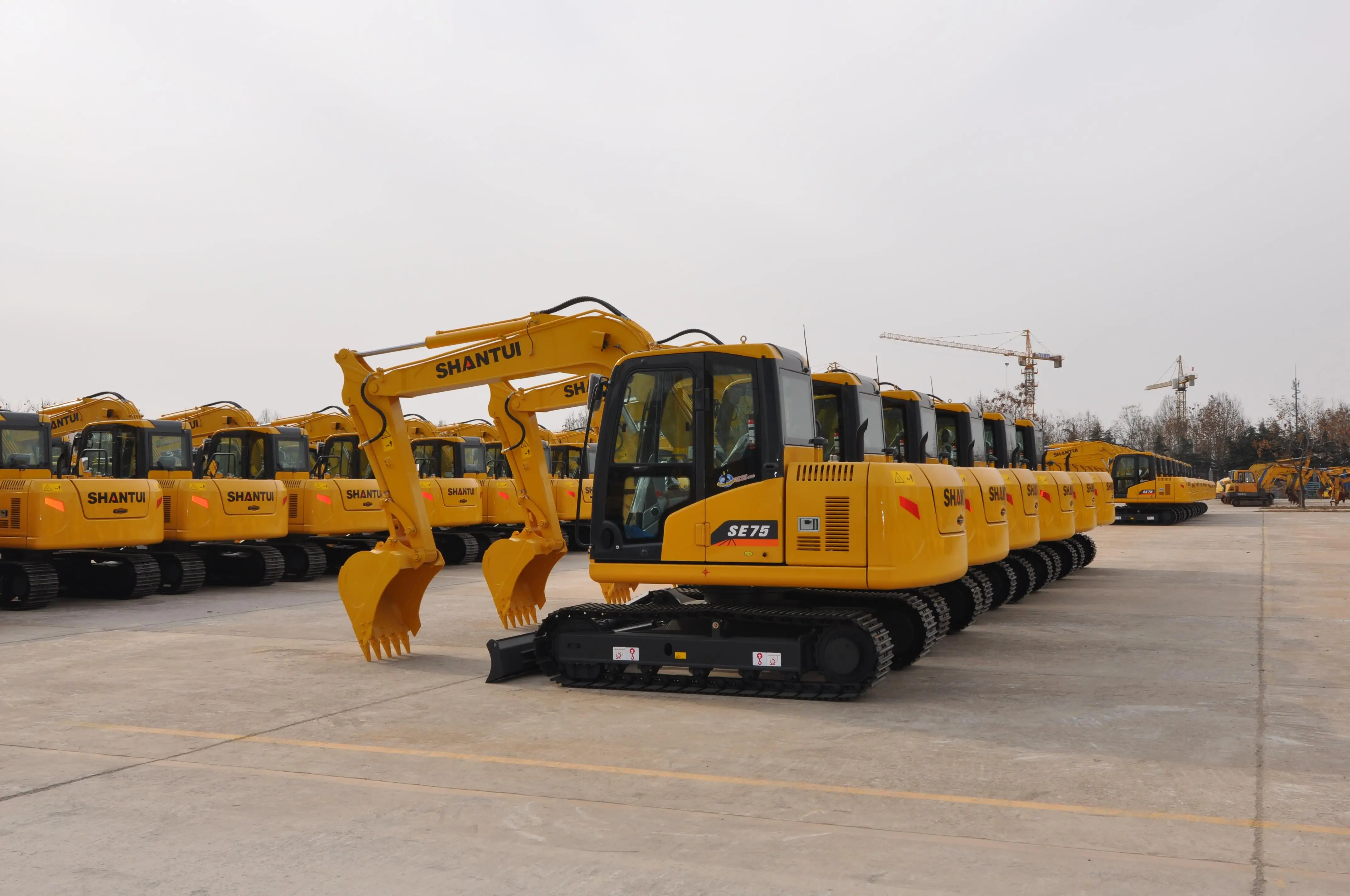China Shantui official new excavating machinery 8 ton SE75 hydraulic mini excavator
China Shantui official new excavating machinery 8 ton SE75 hydraulic mini excavator
