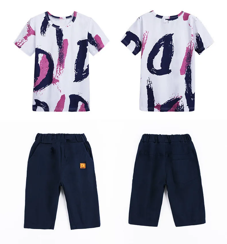 Kids Boys Clothes Summer Outfits Teenage Children Short Sleeve Shirt Shorts Set Boys Clothing Casual Suit 3 4 6 7 8 10 12 Years 
Kids Boys Clothes Summer Outfits Teenage Children Short Sleeve Shirt Shorts Set Boys Clothing Casual Suit 3 4 6 7 8 10 12 Years
