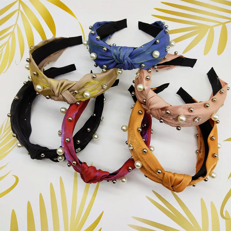 SHUANGR Hair Accessories For women Korean Creative Headband Imitation Pearl Round Rivet Hairband Fabric Decoration Hair Hoop
SHUANGR Hair Accessories For women Korean Creative Headband Imitation Pearl Round Rivet Hairband Fabric Decoration Hair Hoop