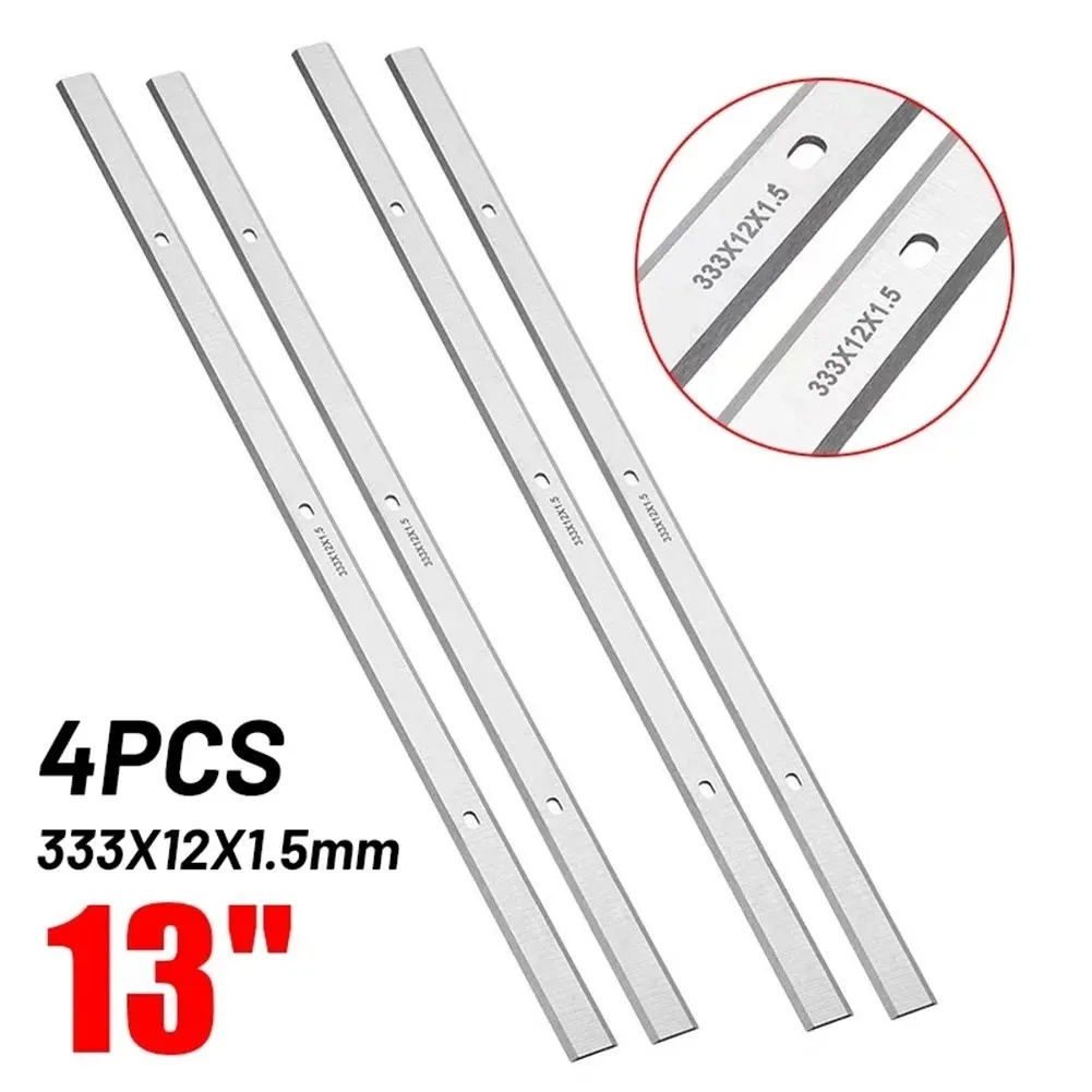 4Pcs High Speed Steel Planer Blades 13inch Portable Wood Planer Blades Double Edge Set electric tool part
4Pcs High Speed Steel Planer Blades 13inch Portable Wood Planer Blades Double Edge Set electric tool part