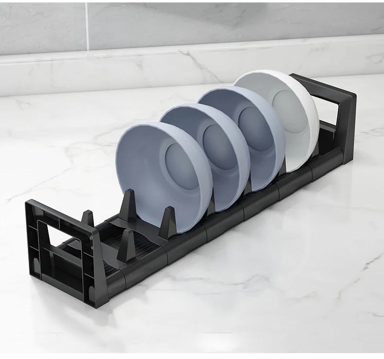 Черная кухонная полка для хранения тарелок разделочная доска крышек 2 размера