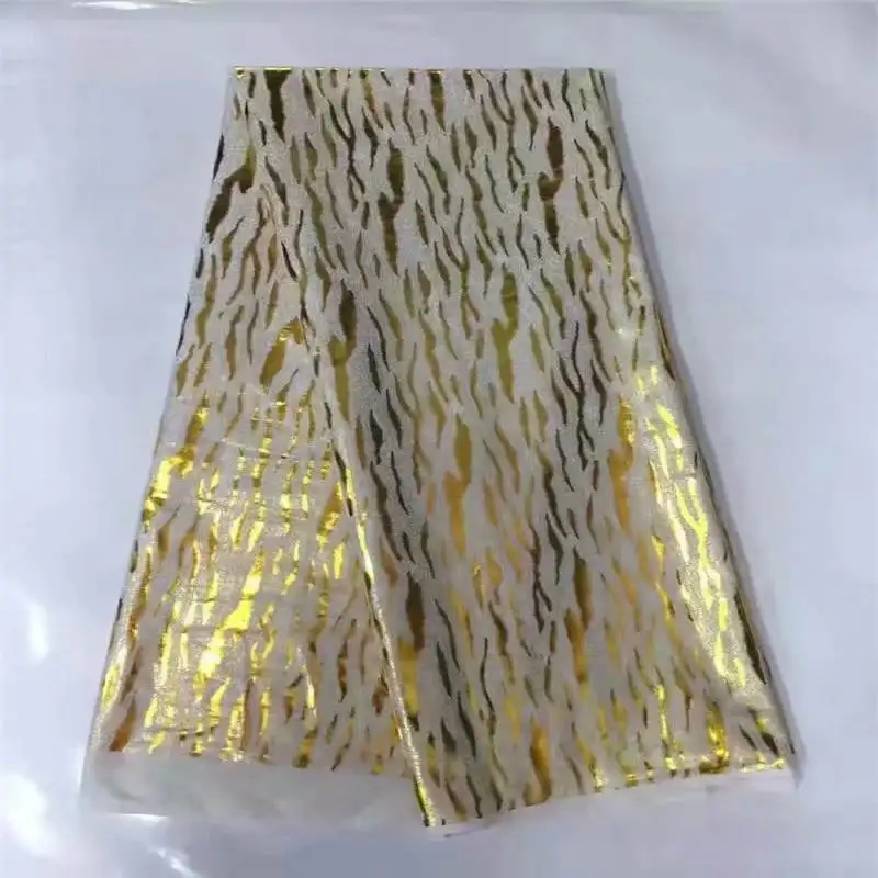 2021 Latest Design 5 Yards Swiss Cotton Lace Fabric Printed Gold Leopard Stripes Ladies Wedding Dress Material! LXF3.361
2021 Latest Design 5 Yards Swiss Cotton Lace Fabric Printed Gold Leopard Stripes Ladies Wedding Dress Material! LXF3.361