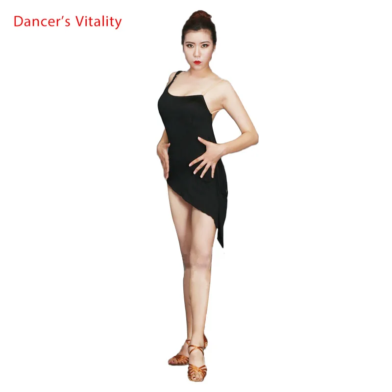 Женское платье для латинских танцев Ropa Danza полиэстер сальса Самба танго костюм
