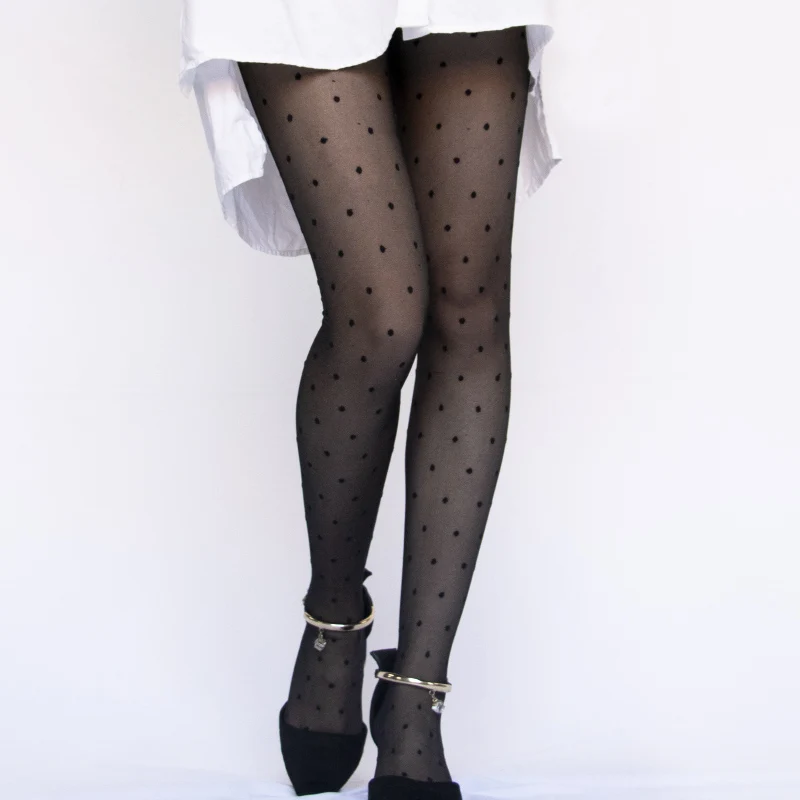1PC Sexy Women Pantyhose Tights Summer Nylon Polka Dot Print Stocking Seamless Fishnet Mesh Female Hosiery Hot Sale Fits 40-55kg
1PC Sexy Women Pantyhose Tights Summer Nylon Polka Dot Print Stocking Seamless Fishnet Mesh Female Hosiery Hot Sale Fits 40-55kg