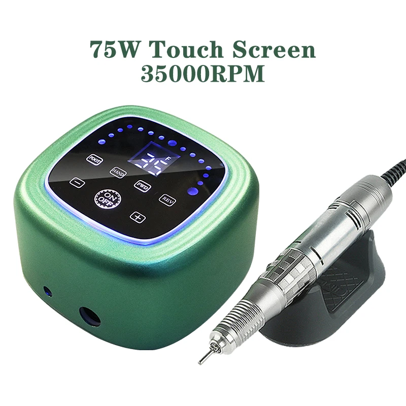 35000 RPM 75W Professional Electric Nail Drill Machine Electric Nail File HD Display Electric Nail Pedicure File
35000 RPM 75W Professional Electric Nail Drill Machine Electric Nail File HD Display Electric Nail Pedicure File