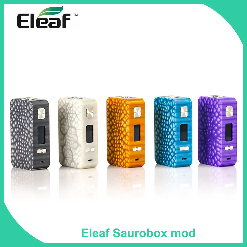 Оригинальная электронная сигарета Eleaf Saurobox mod 220 Вт Выходная мощность TC Ni/Ti/SS/M1/M2/M3