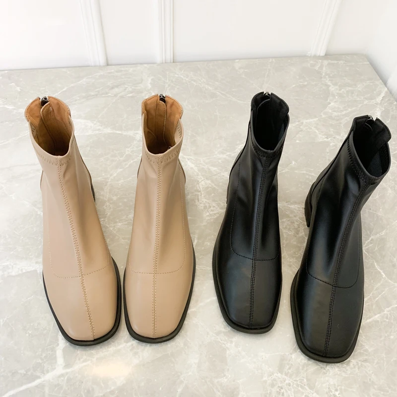 SqureToe Low Heel Ankle Boots Ladies Summer Autumn Boots Shoes Genuine Split Leather Brand Design Women Ankle Soft Leather Boots
SqureToe Low Heel Ankle Boots Ladies Summer Autumn Boots Shoes Genuine Split Leather Brand Design Women Ankle Soft Leather Boots
