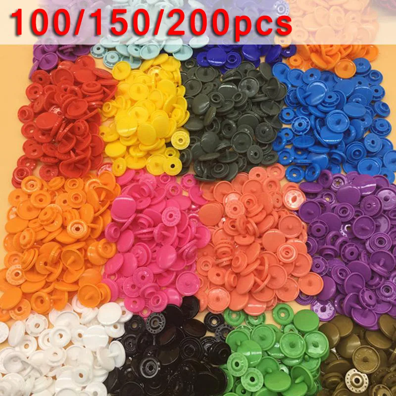 100Sets T5 Baby Resin Snap Buttons Plastic Snaps Clothing Clip Garment Accessories Press Stud Fasteners Poppers
100Sets T5 Baby Resin Snap Buttons Plastic Snaps Clothing Clip Garment Accessories Press Stud Fasteners Poppers