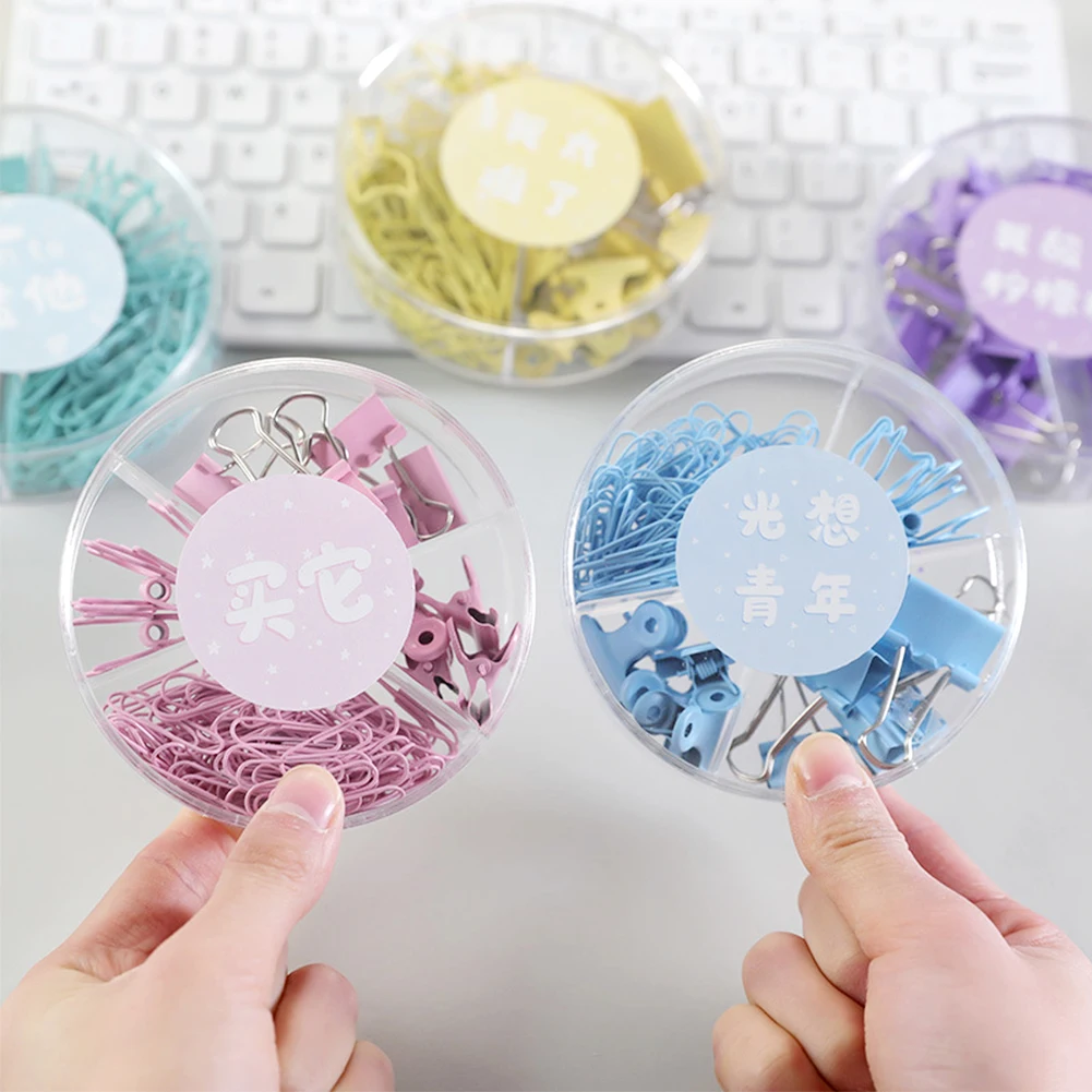 Binder Clips 84pcs/box Anti-rust Metal Paper Clip Candy Color For Book Decorative Clip Set School Stationery Bulldog Clips
Binder Clips 84pcs/box Anti-rust Metal Paper Clip Candy Color For Book Decorative Clip Set School Stationery Bulldog Clips