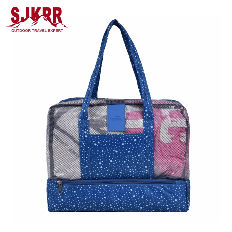 S.IKRR Nylon Dry Wet Separation Swimming Bag Women Mesh Sports Handbags Waterproof Beach Bag Large Capacity Travel Storage Bags
S.IKRR Nylon Dry Wet Separation Swimming Bag Women Mesh Sports Handbags Waterproof Beach Bag Large Capacity Travel Storage Bags