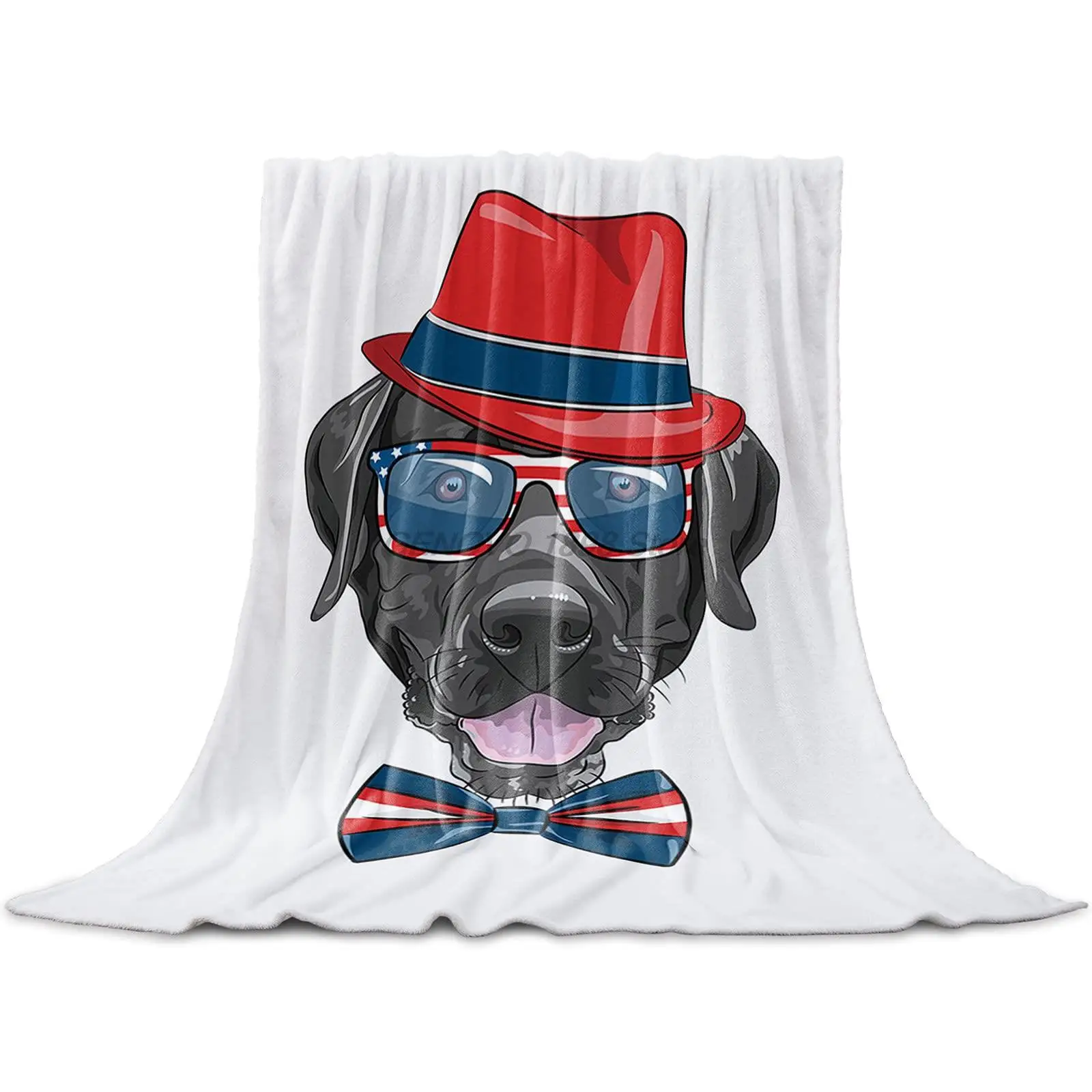Fleece Throw Blanket Full Size, Cute Dog Wear Red Hat and Glasses Lightweight Flannel Blankets for Couch Bed Living Room, Warm
Fleece Throw Blanket Full Size, Cute Dog Wear Red Hat and Glasses Lightweight Flannel Blankets for Couch Bed Living Room, Warm