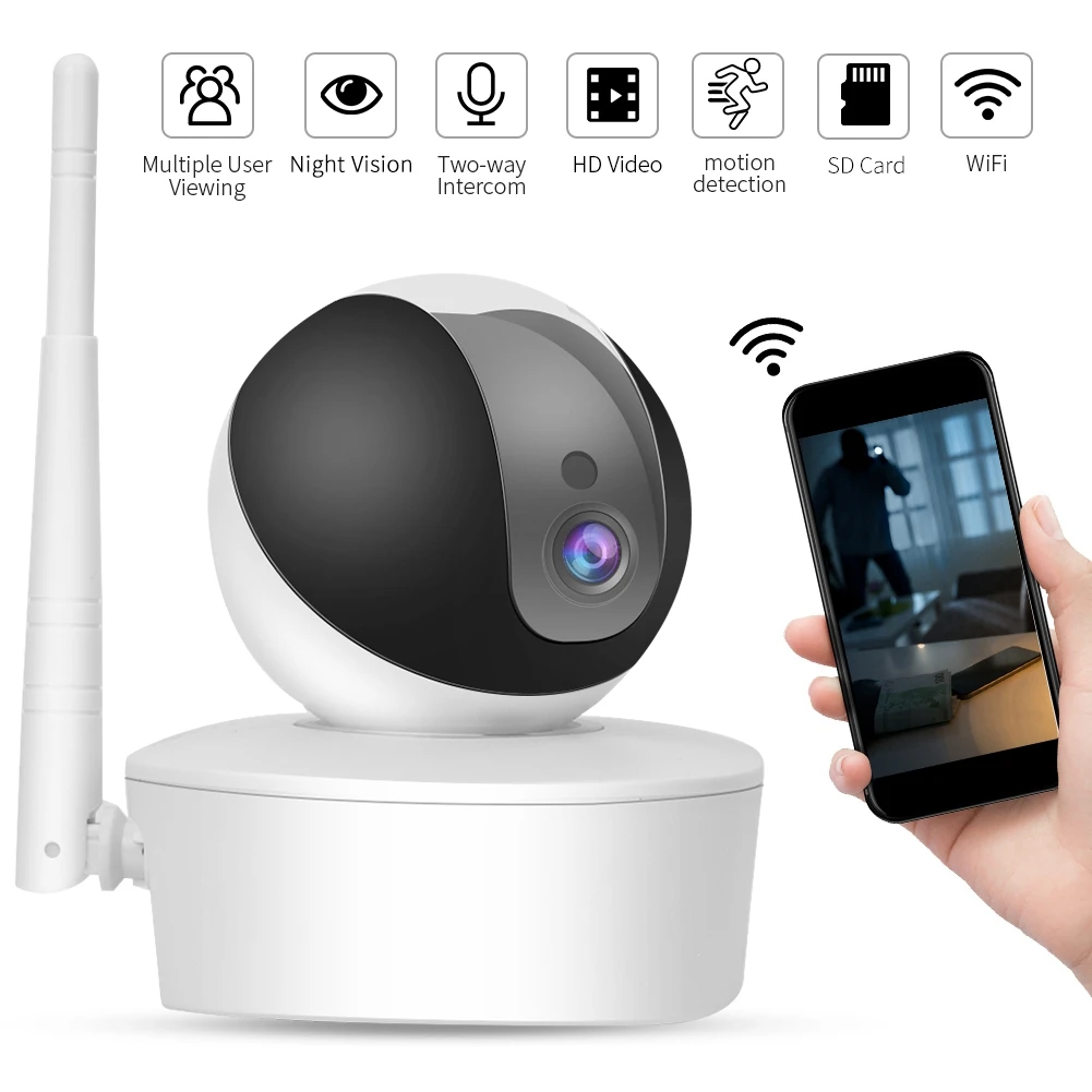 1080P HD WIFI Wireless PTZ Home Security Camera IR Night Vision Camcorder 110-240V
1080P HD WIFI Wireless PTZ Home Security Camera IR Night Vision Camcorder 110-240V