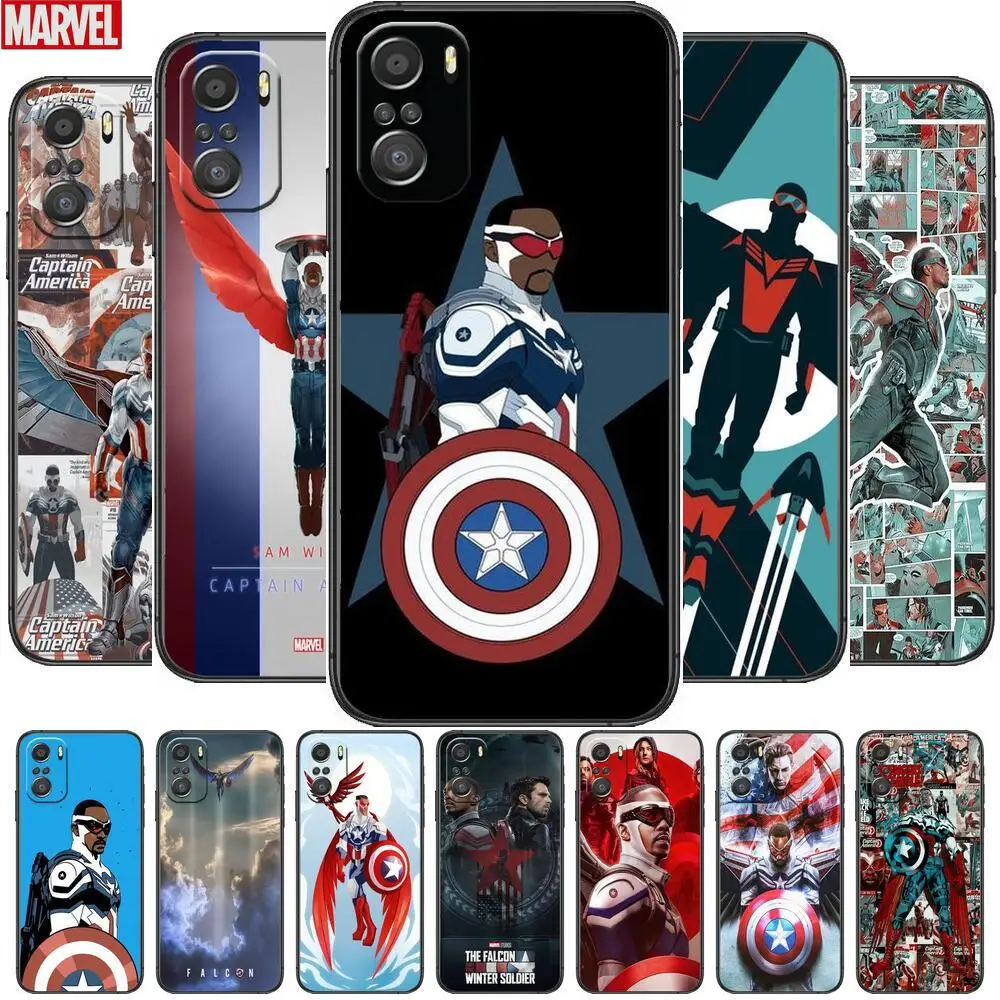 Falcon Marvel Phone Case For xiaomi mi 11 Lite pro Ultra 10s 9 8 MIX 4 FOLD 10T 5g Black Cover Silicone Back Prett
Falcon Marvel Phone Case For xiaomi mi 11 Lite pro Ultra 10s 9 8 MIX 4 FOLD 10T 5g Black Cover Silicone Back Prett