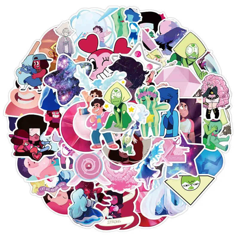 10/30/50pcs/bag America Anime Steven Universe Love Stickers For Draw-bar frame Children's Toys DIY Cars Knapsack Skate Computers | Игрушки