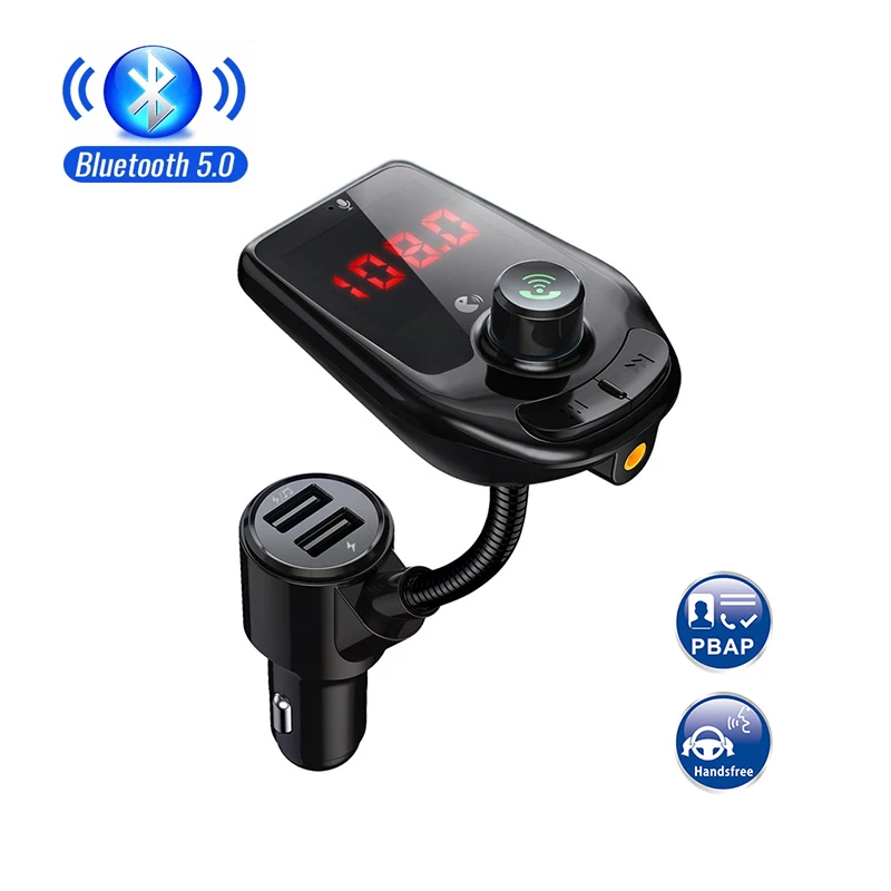 Автомобильный FM-передатчик Bluetooth 5,0, беспроводной аудиоприемник громкой связи, Автомобильный MP3-плеер, TF/AUX 2,1a, два USB-порта, быстрая зарядка
Автомобильный FM-передатчик Bluetooth 5,0, беспроводной аудиоприемник громкой связи, Автомобильный MP3-плеер, TF/AUX 2,1a, два USB-порта, быстрая зарядка