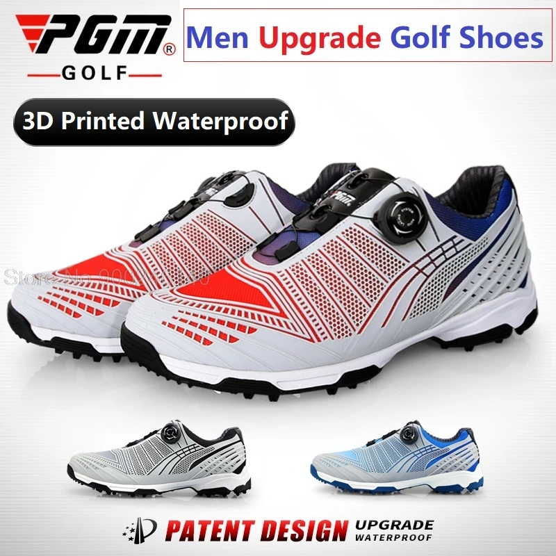 Pgm 3D Printed Golf Shoes Men's Waterproof Golf Shoes Male Rotating Shoelaces Sports Sneakers Spiked Non-Slip Trainers 3 Colors
Pgm 3D Printed Golf Shoes Men's Waterproof Golf Shoes Male Rotating Shoelaces Sports Sneakers Spiked Non-Slip Trainers 3 Colors