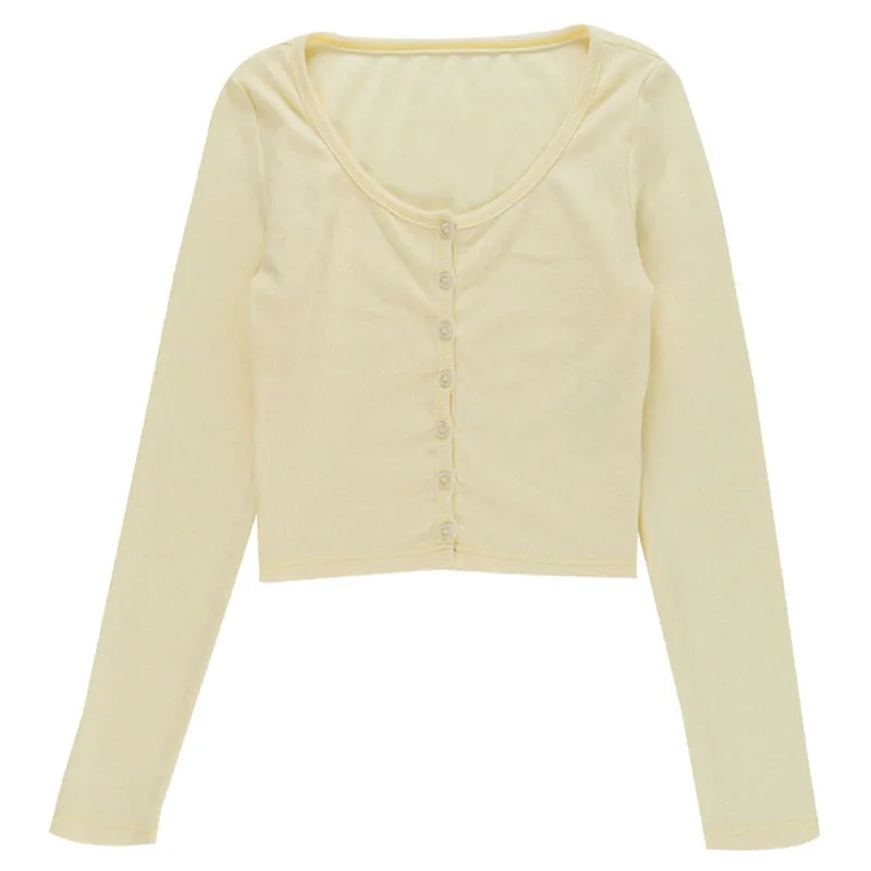 Women Fashion Long Sleeve U-neck Top Long Sleeve Buttons Solid Color Top for Ladies Woman Fall Spring Blouse Pullovers
Women Fashion Long Sleeve U-neck Top Long Sleeve Buttons Solid Color Top for Ladies Woman Fall Spring Blouse Pullovers