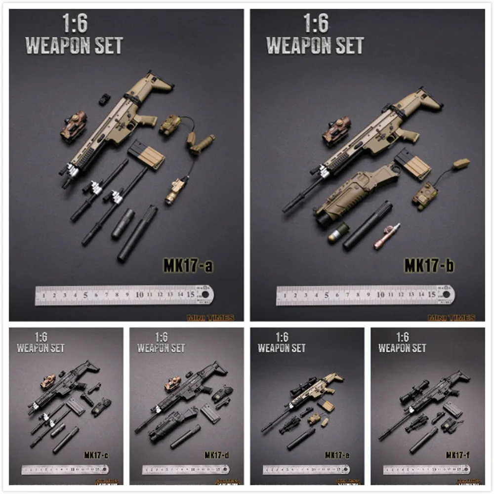 1/6 весы 6 стилей MK17 автомата Солдат Рисунок аксессуар оружие Модель сборки штурмовая модель винтовки игрушки
1/6 весы 6 стилей MK17 автомата Солдат Рисунок аксессуар оружие Модель сборки штурмовая модель винтовки игрушки