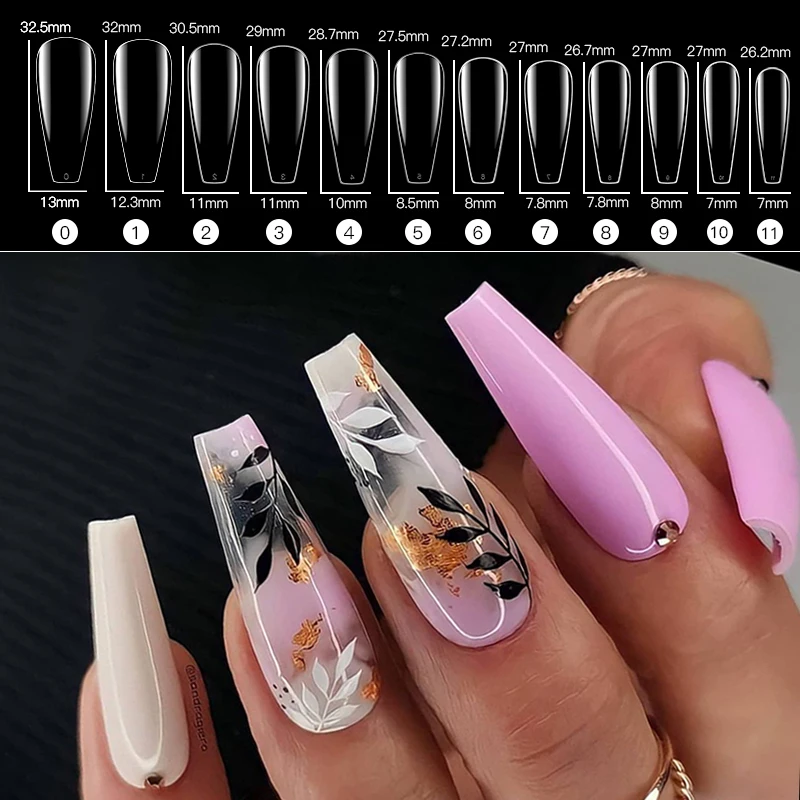 120 Pcs Boxed Transparent Coffin Fake Nails Natural Long Ballet ABS Full Coverage Nail Tips Decorations Pressed On The Nails
120 Pcs Boxed Transparent Coffin Fake Nails Natural Long Ballet ABS Full Coverage Nail Tips Decorations Pressed On The Nails
