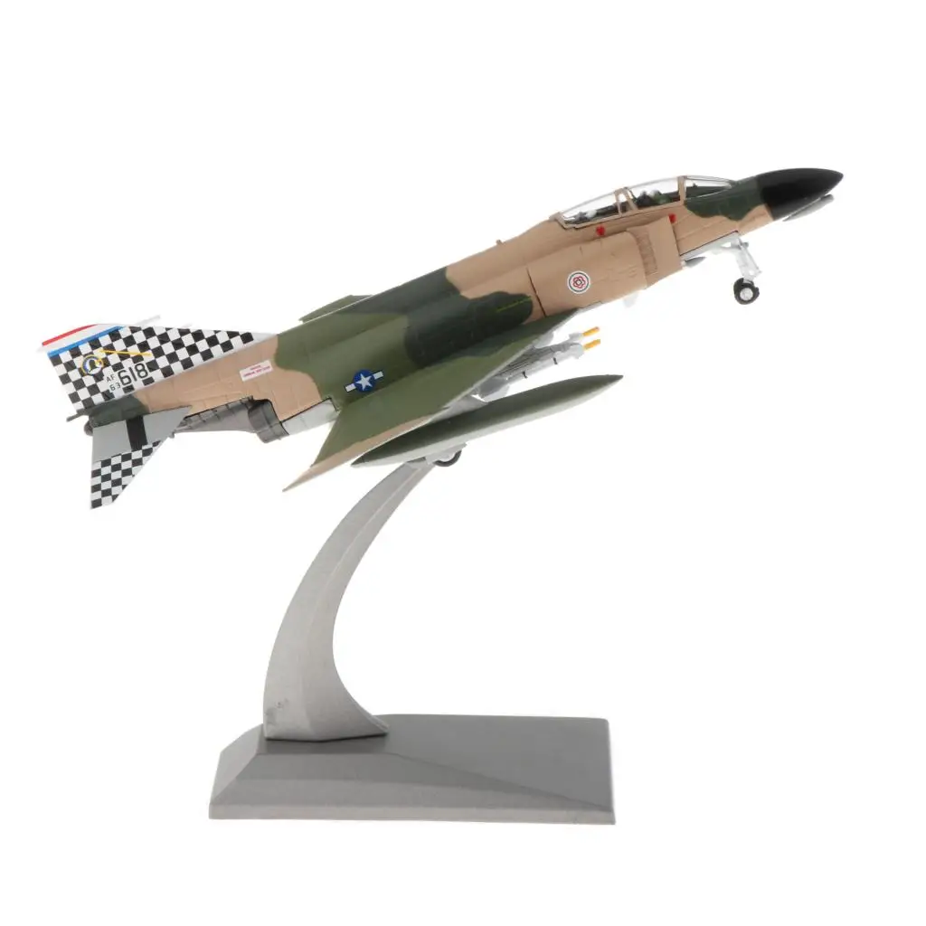 1/100 Scale Simulation American USA F-4 Phantom II Aircraft Diecast Airlines Model Aircraft & Stand Home Kids Toys
1/100 Scale Simulation American USA F-4 Phantom II Aircraft Diecast Airlines Model Aircraft & Stand Home Kids Toys