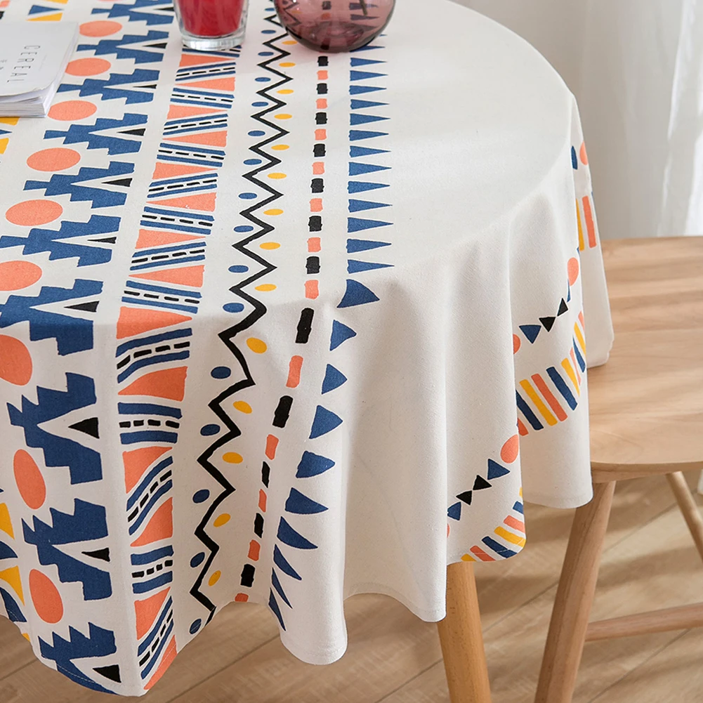 Ethnic Style Bohemian Cotton and Linen Black and White Printing Round Living Room Fabric Decoration
Ethnic Style Bohemian Cotton and Linen Black and White Printing Round Living Room Fabric Decoration