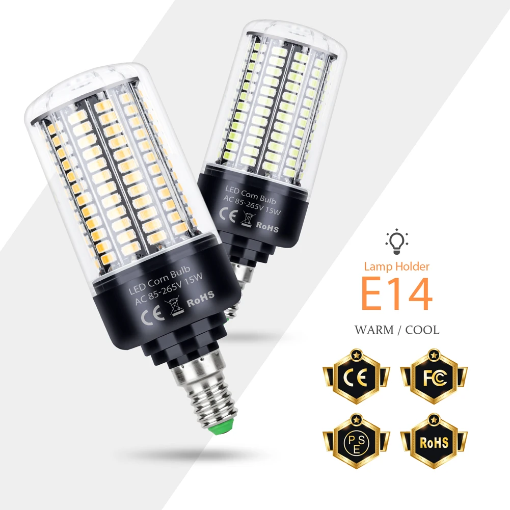 

LED Corn Lamp E27 220V Light E14 Candle Bulb B22 Lampada Led 110V Ampoule 3.5W 5W 7W 9W 12W 15W 20W 240V For Home Chandeliers