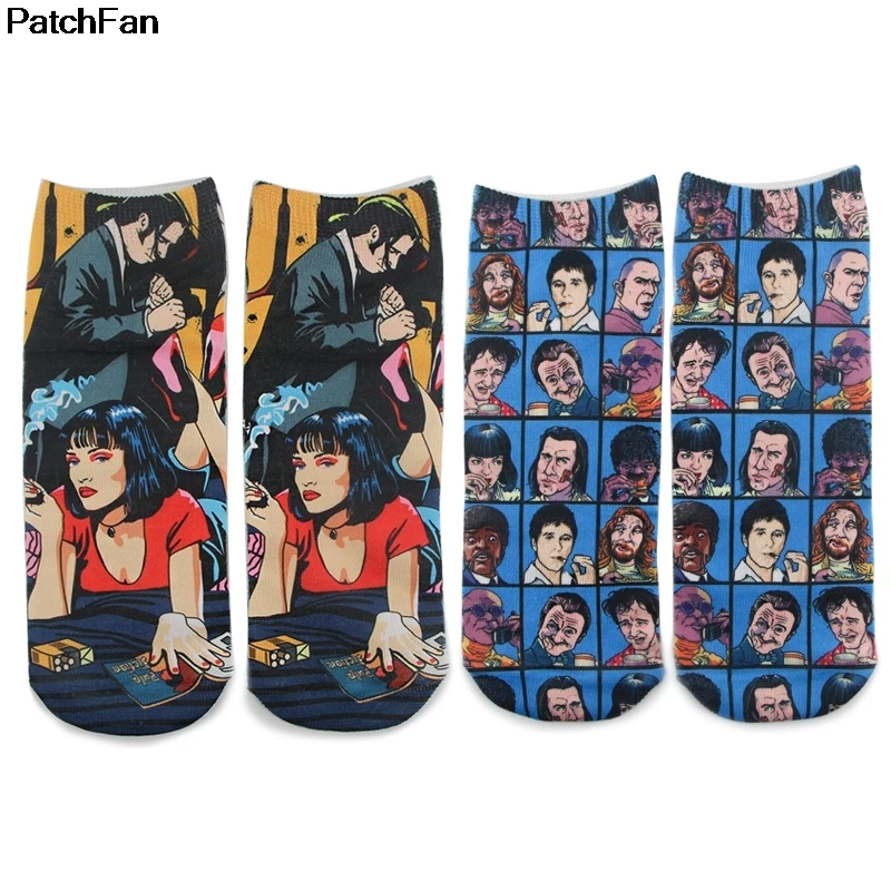 A3345 Patchfan Fashion Tv Show Style Pulp Fiction Short Socks Creative Hip hop Unisex Cartoon Punk skateboard Sock
A3345 Patchfan Fashion Tv Show Style Pulp Fiction Short Socks Creative Hip hop Unisex Cartoon Punk skateboard Sock