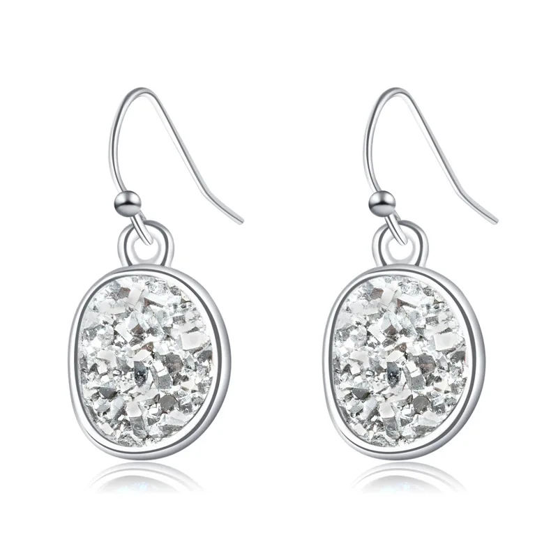 Summer Ladies New Crystal Cluster Love Earrings Exquisite Silver Round Triangle Fashion Creative Temperament Simple Earrings
Summer Ladies New Crystal Cluster Love Earrings Exquisite Silver Round Triangle Fashion Creative Temperament Simple Earrings