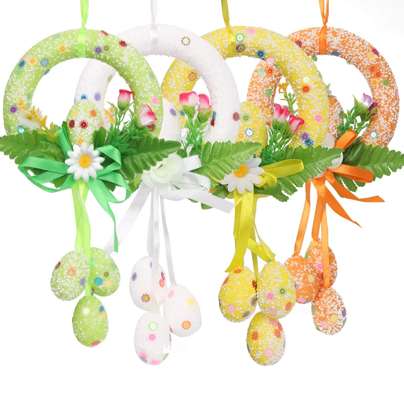 4Pcs Easter Egg Decorations Garland DIY Round Bunny Ring Egg Crafts For Family Kindergarten Ornaments
4Pcs Easter Egg Decorations Garland DIY Round Bunny Ring Egg Crafts For Family Kindergarten Ornaments