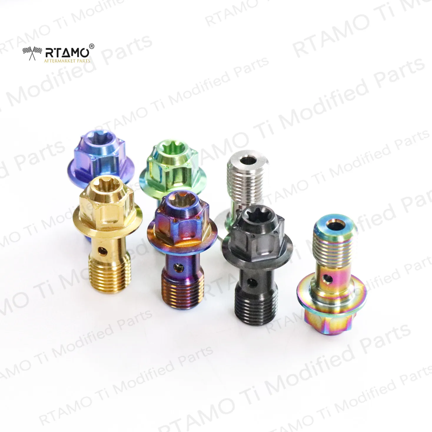 Titanium Banjo Bolts M10x1.0P/1.25P Hollow Head Screws For Brake Hose Line Master Cylinder Motorcyle Parts
Titanium Banjo Bolts M10x1.0P/1.25P Hollow Head Screws For Brake Hose Line Master Cylinder Motorcyle Parts