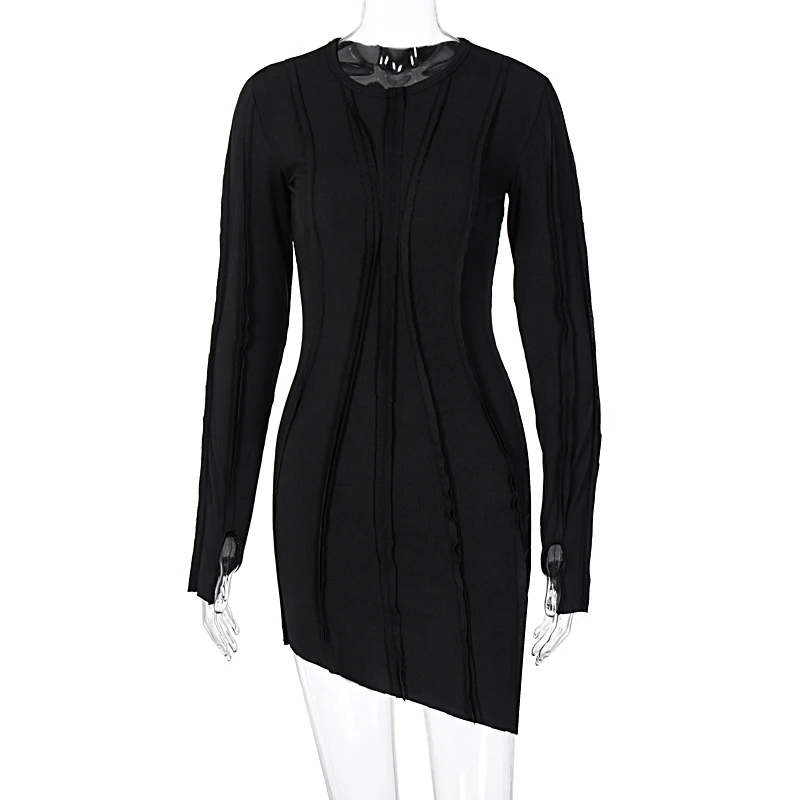 Long Sleeve Patchwork Sexy Mini Dress Spring Autumn Women Fashion Irregular Party Outfits
Long Sleeve Patchwork Sexy Mini Dress Spring Autumn Women Fashion Irregular Party Outfits
