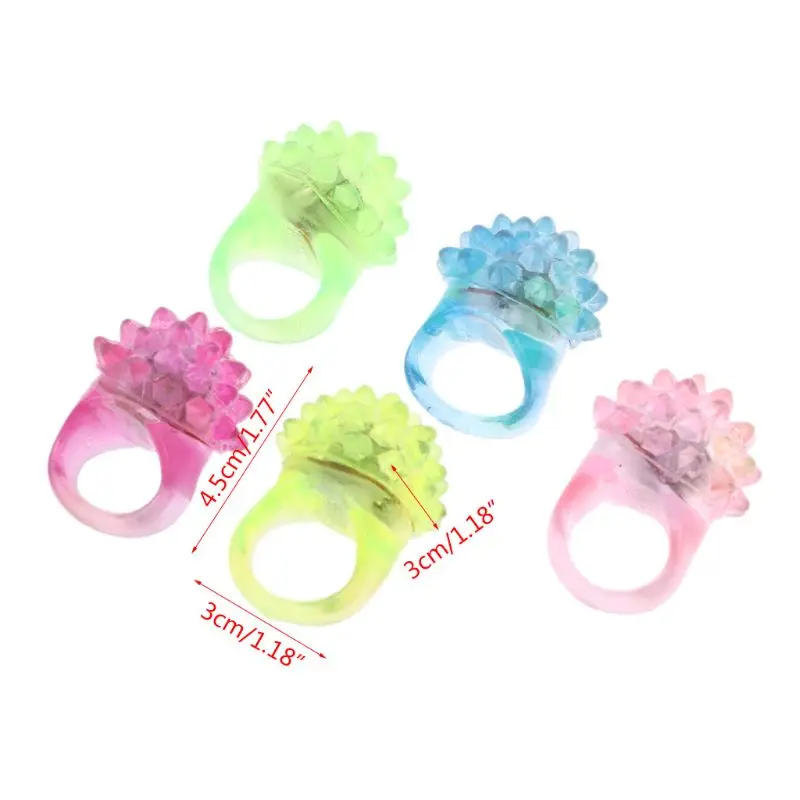 J2FF 36pcs Strawberry Flashing LED Light Up Toys Bumpy Rings Party Favors Supplies Glow Jelly Blinking Bulk
J2FF 36pcs Strawberry Flashing LED Light Up Toys Bumpy Rings Party Favors Supplies Glow Jelly Blinking Bulk