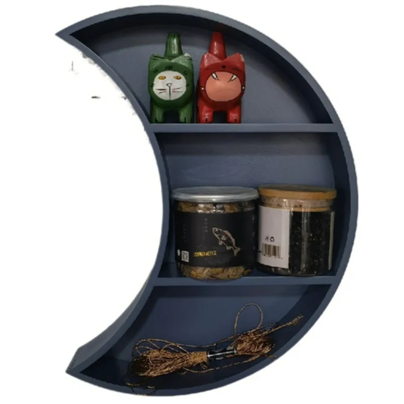 Environmental Wooden Moon Shelf Wall Hanging Sundries Bedroom Home Decor Essential Oil Nursery Living Room Rustic Display Rack 
Environmental Wooden Moon Shelf Wall Hanging Sundries Bedroom Home Decor Essential Oil Nursery Living Room Rustic Display Rack
