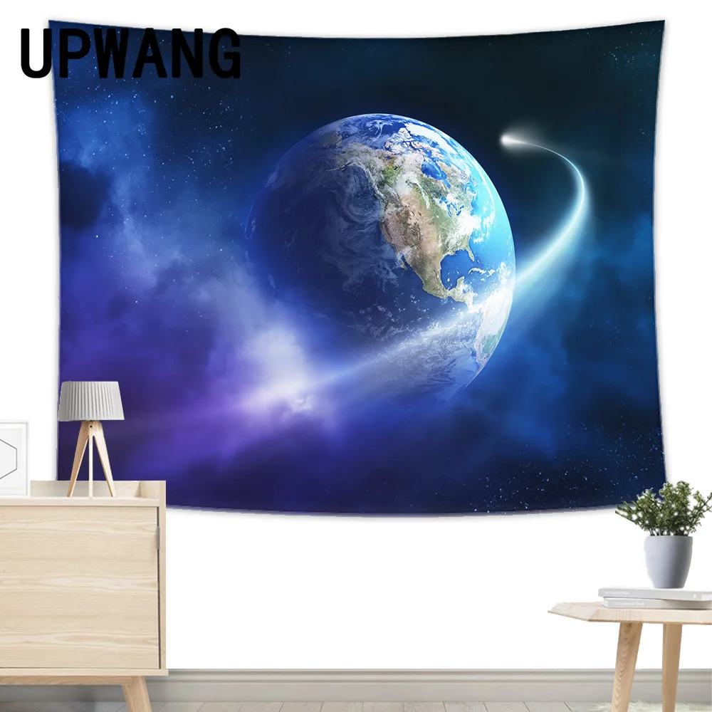 

Earth Planet Tapestry Wall Hanging Sandy Beach Picnic Rug Camping Tent Sleeping Pad Home Decor Bedspread Sheet Wall Cloth