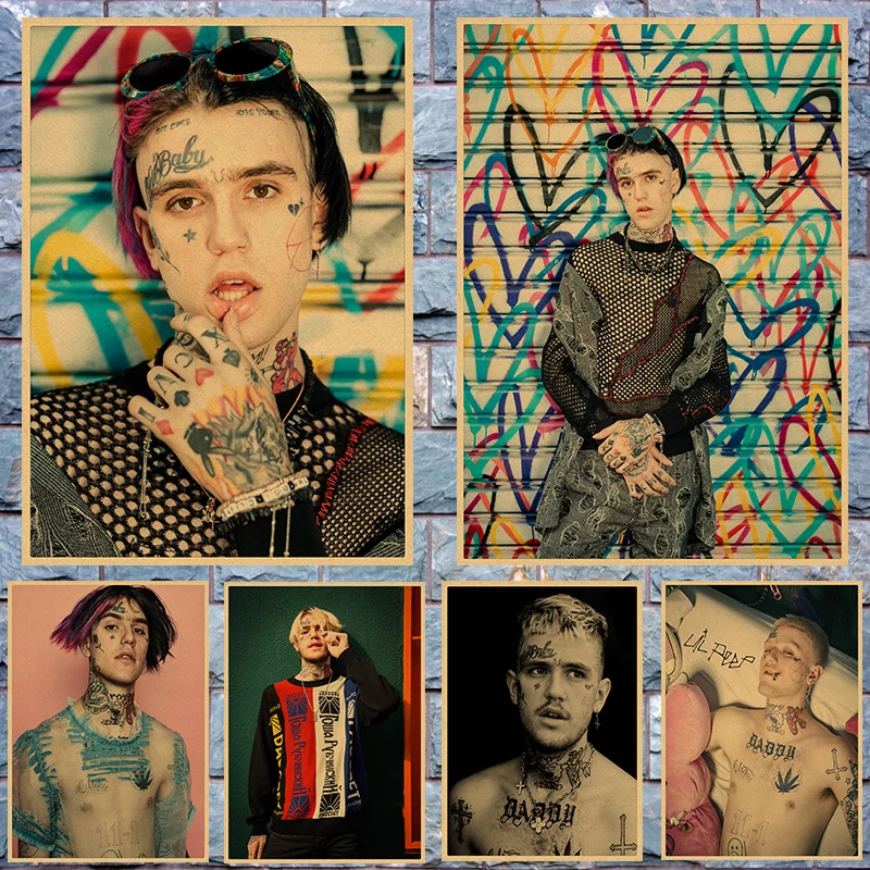 Рэпер, Lil Peep, постер из крафт-бумаги, художественный постер, бар, кафе, винтажная высококачественная печать, рисование на стене, декоративная живопись
Рэпер, Lil Peep, постер из крафт-бумаги, художественный постер, бар, кафе, винтажная высококачественная печать, рисование на стене, декоративная живопись