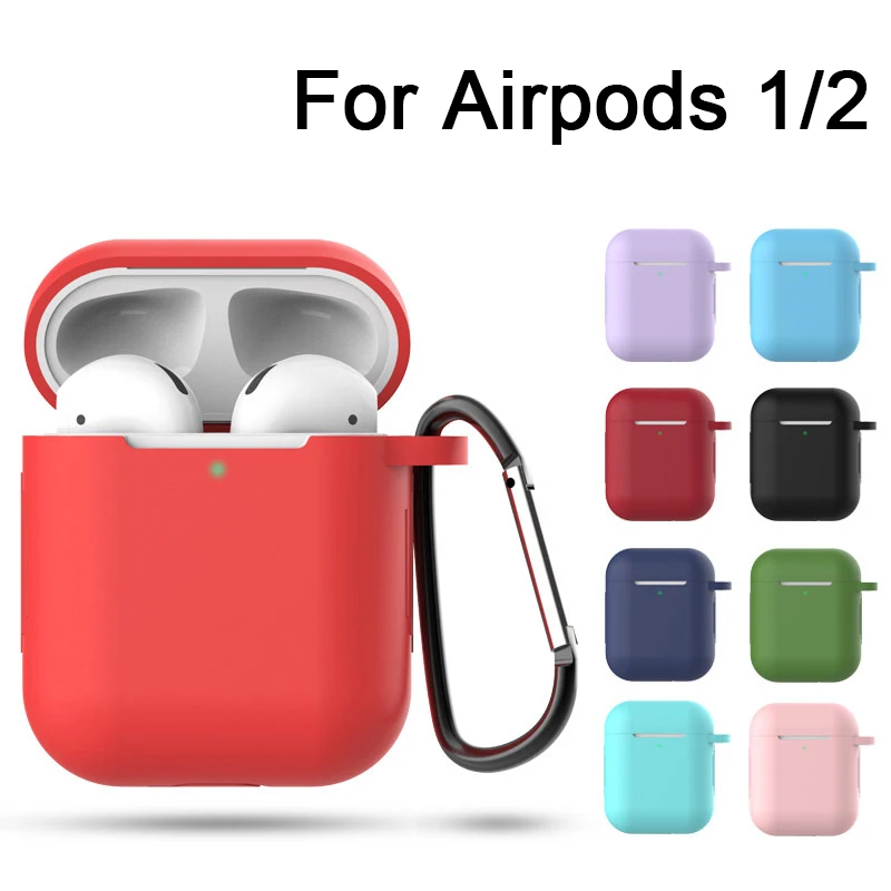 Solid Color Silicone Soft Case For Airpods 1/2 Liquid Silicone Wireless Bluetooth Earphone Protective Cover For Airpods 2
Solid Color Silicone Soft Case For Airpods 1/2 Liquid Silicone Wireless Bluetooth Earphone Protective Cover For Airpods 2