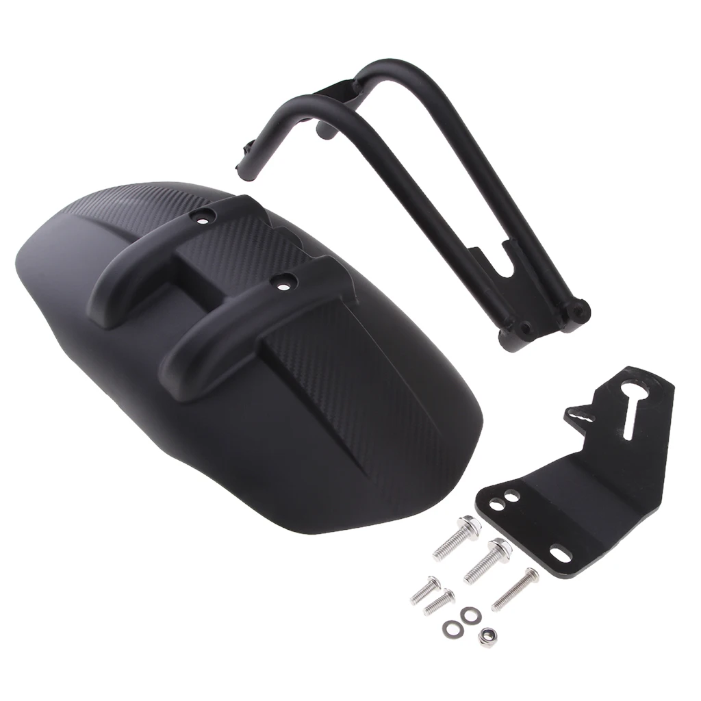 Plastic Rear Wheel Hugger Fender Splash Guard Cover with Mounting Bracket Support for Most Motorcycle Motorbike - Black
Plastic Rear Wheel Hugger Fender Splash Guard Cover with Mounting Bracket Support for Most Motorcycle Motorbike - Black