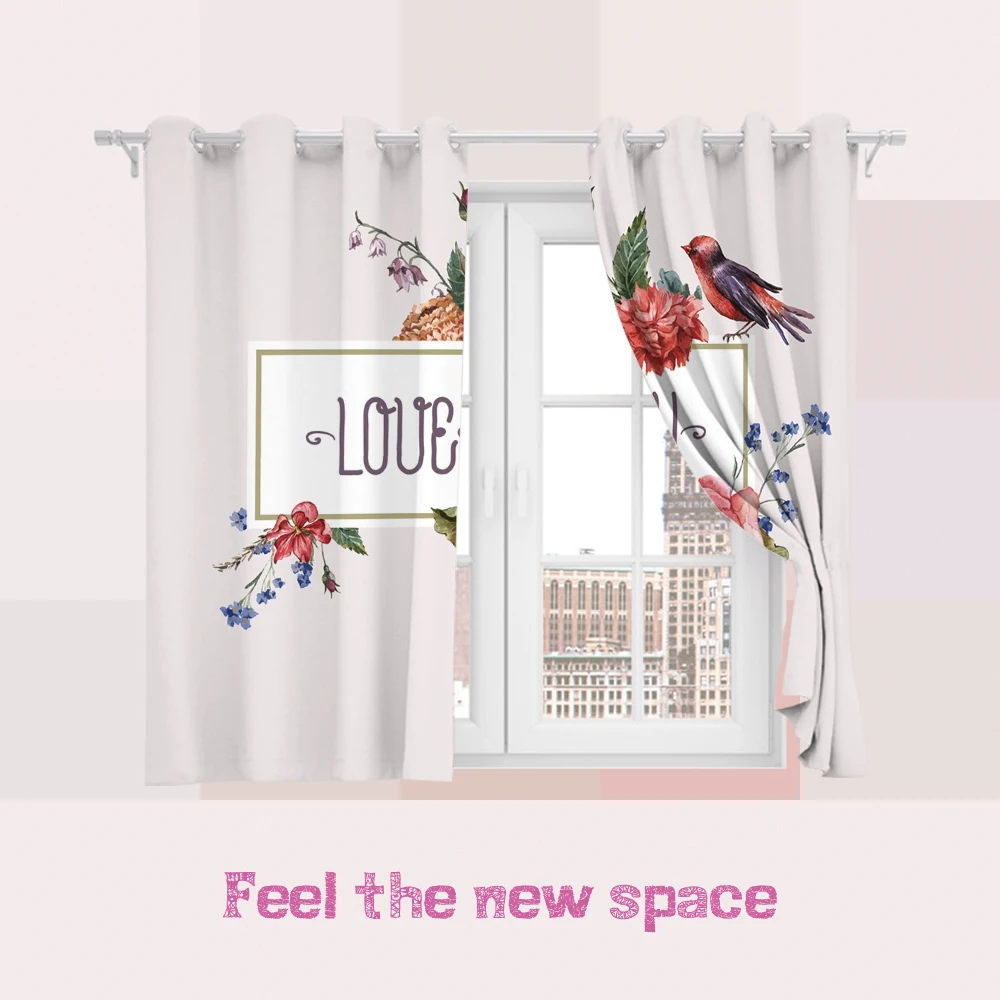 Perforated Hook 3D Blackout Curtains Modern Nordic Flower Custom Full Blackout Sunscreen Windows Bedroom Living Room Decoration
Perforated Hook 3D Blackout Curtains Modern Nordic Flower Custom Full Blackout Sunscreen Windows Bedroom Living Room Decoration