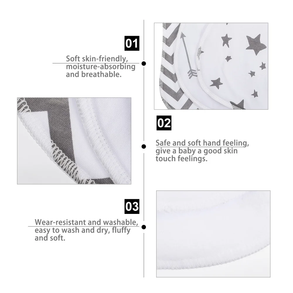 3Pcs Burping Cloth Printing Burp Cloths Baby Back Towel Pad Baby Nursing Towel
3Pcs Burping Cloth Printing Burp Cloths Baby Back Towel Pad Baby Nursing Towel