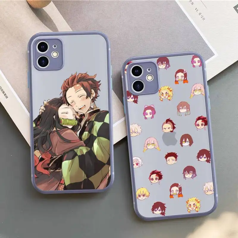 Cartoon Japan Anime Demon Slayer Phone Case for iPhone X XR XS 7 8 Plus 11 12 13 pro MAX 13mini Translucent Shockproof Case
Cartoon Japan Anime Demon Slayer Phone Case for iPhone X XR XS 7 8 Plus 11 12 13 pro MAX 13mini Translucent Shockproof Case