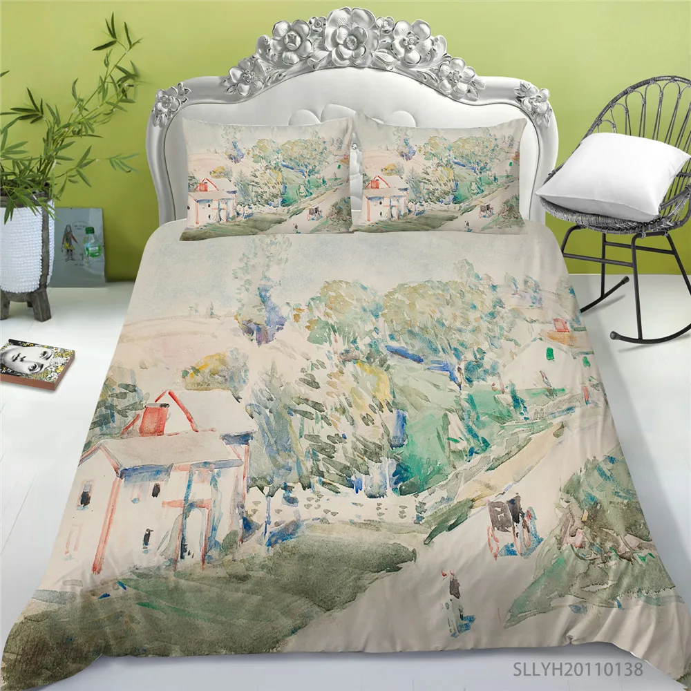 New 3D Bedding Set Luxury Oil Painting Print Duvet Cover Set 2/3 Pcs Modern Home Bed Set Pillowcase
New 3D Bedding Set Luxury Oil Painting Print Duvet Cover Set 2/3 Pcs Modern Home Bed Set Pillowcase