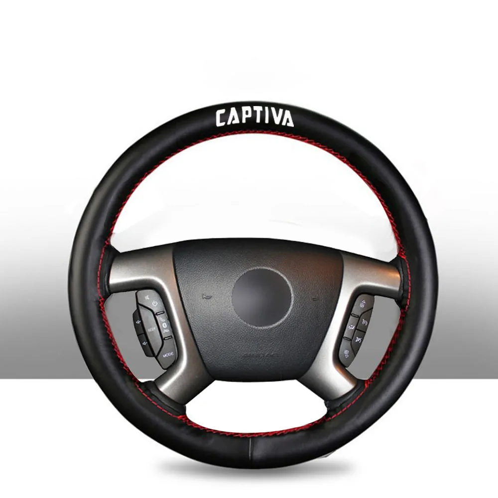 Interior Accessories for Chevrolet Captiva Black Genuine Leather Hand Sew Car Steering Wheel Cover Car Accessories
Interior Accessories for Chevrolet Captiva Black Genuine Leather Hand Sew Car Steering Wheel Cover Car Accessories