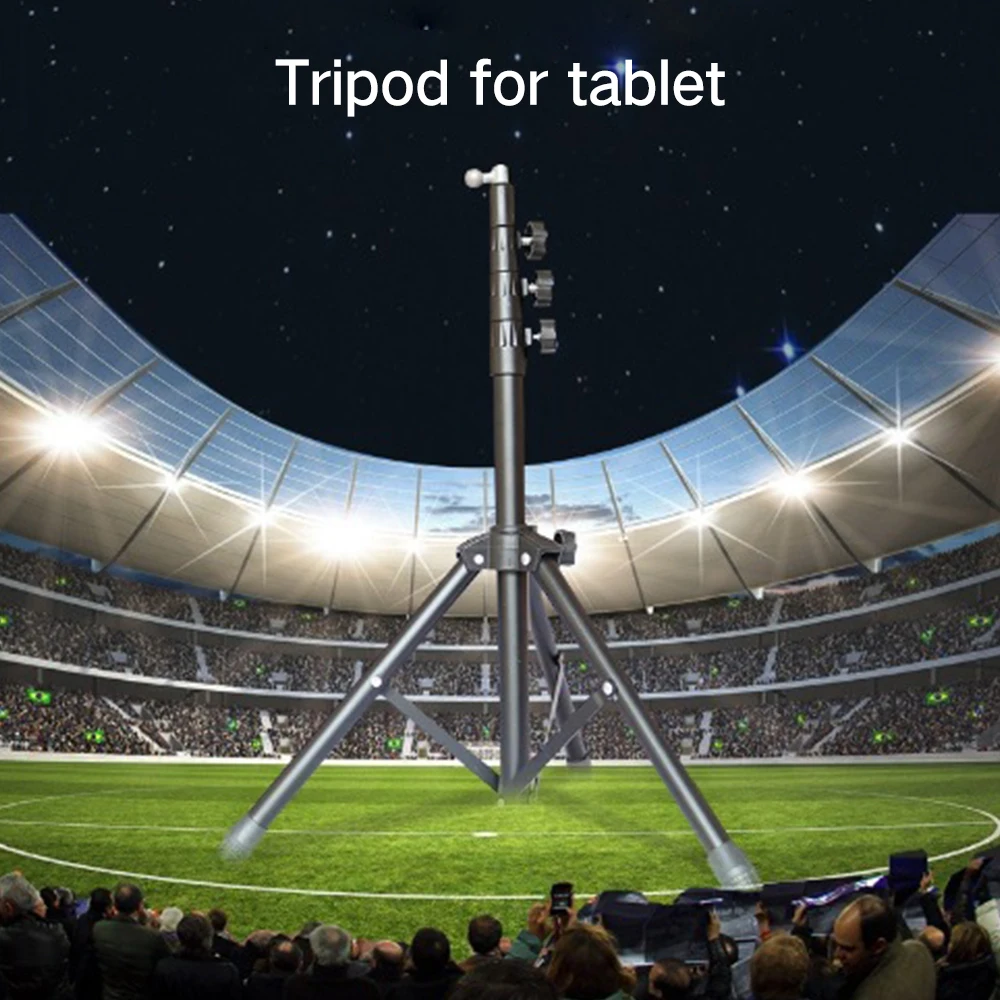 Adjustable Tripod Stand for iPad Lightweight Portable Stable Sturdy Versatile Practical Tablet Tripod Holder Supporting Rotation 
Adjustable Tripod Stand for iPad Lightweight Portable Stable Sturdy Versatile Practical Tablet Tripod Holder Supporting Rotation